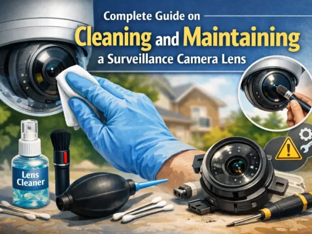 Complete Guide on Cleaning and Maintaining a Surveillance Camera Lens
