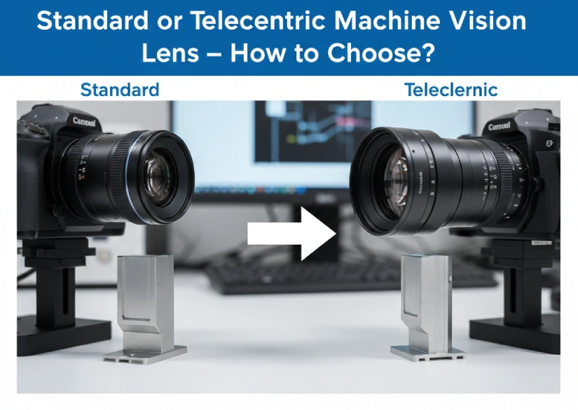 Standard or Telecentric Machine Vision Lens – How to Choose?