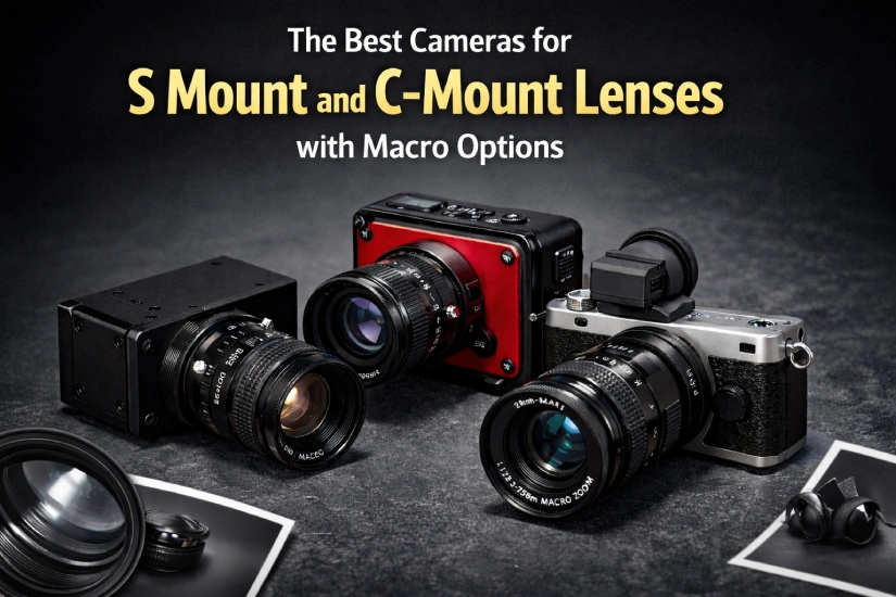 The Best Cameras for S Mount and C-Mount Lenses with Macro Options