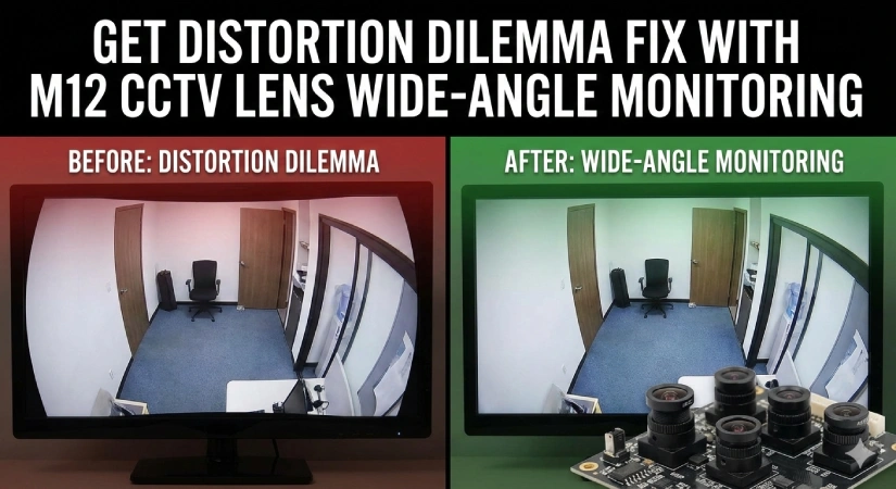 Get Distortion Dilemma Fix With M12 CCTV Lens Wide-Angle Monitoring