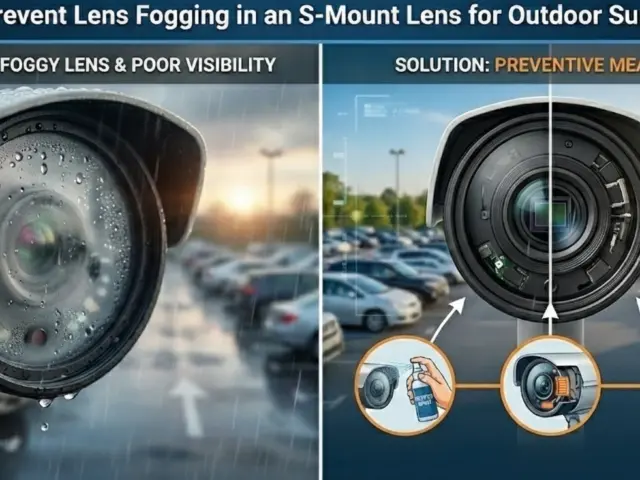 How to Prevent Lens Fogging in an S-Mount Lens for Outdoor Surveillance?