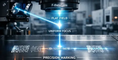 How F-Theta Lenses Deliver Perfect Flat-Field Focus in High-Speed Laser Marking_