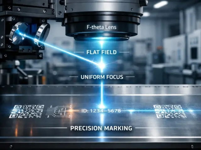 How F-Theta Lenses Deliver Perfect Flat-Field Focus in High-Speed Laser Marking_